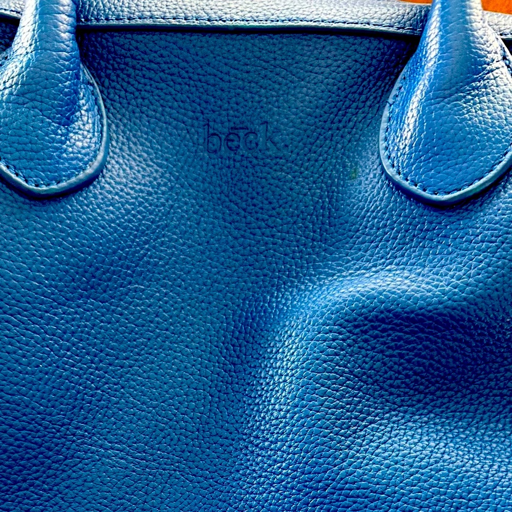 Beck backpack/purse with velvet lining inside.